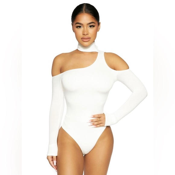 naked wardrobe Tops - Naked Wardrobe Choked Up Bodysuit